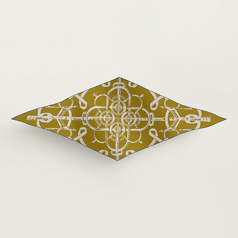 エルメス　ロザンジュ　エプロンドール ロザンジュ 75×200 cm 《エプロン・ドール》 - グリーン | Hermès